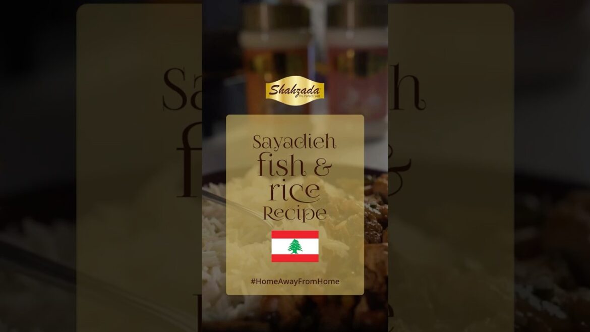 Sayadieh: A perfect harmony of fish and fragrant Basmati rice!  #food #fish #basmatirice #recipe