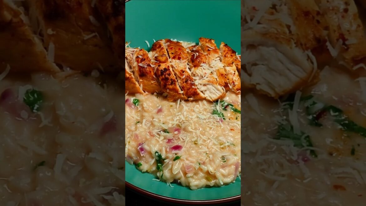 Creamy Chicken Risotto #shorts