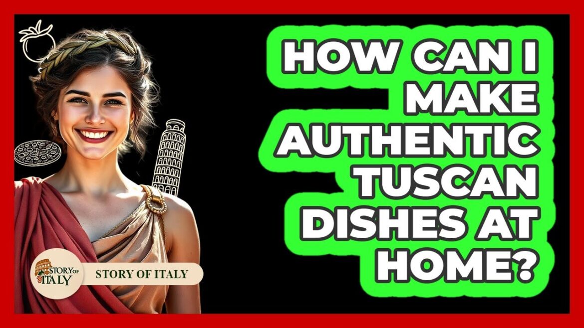 How Can I Make Authentic Tuscan Dishes At Home? - Story Of Italy