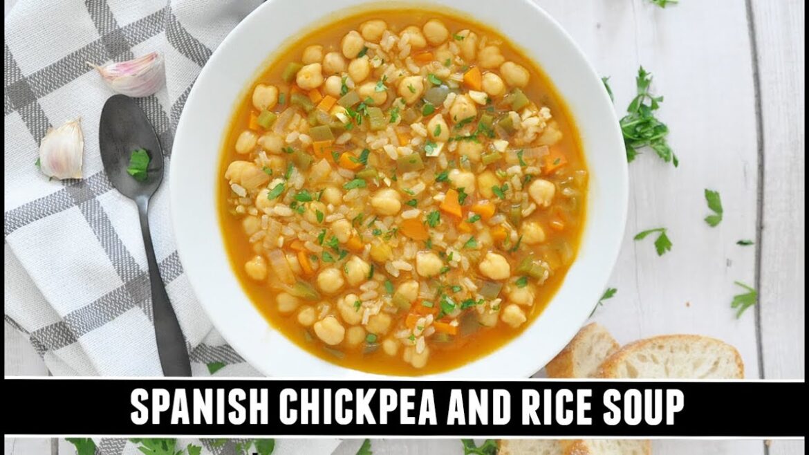 "Better than Chicken Noodle Soup" Spanish Chickpea and Rice Soup
