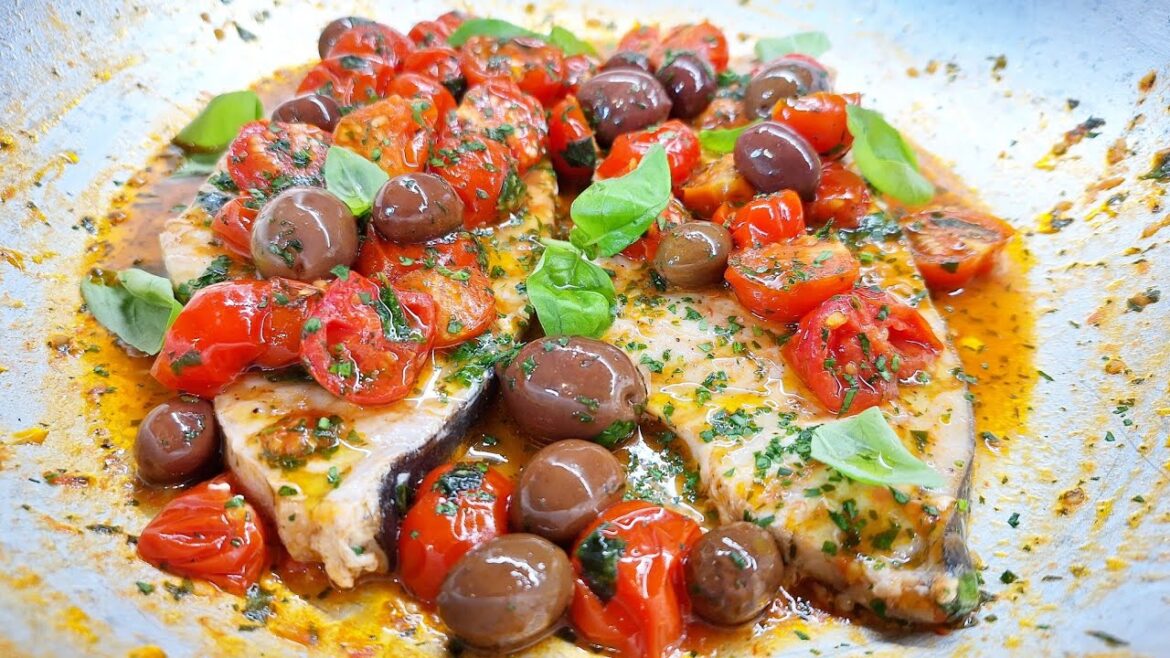 Pesce Spada Grigliato alla Mediterranea Velocissimo e Strepitoso *