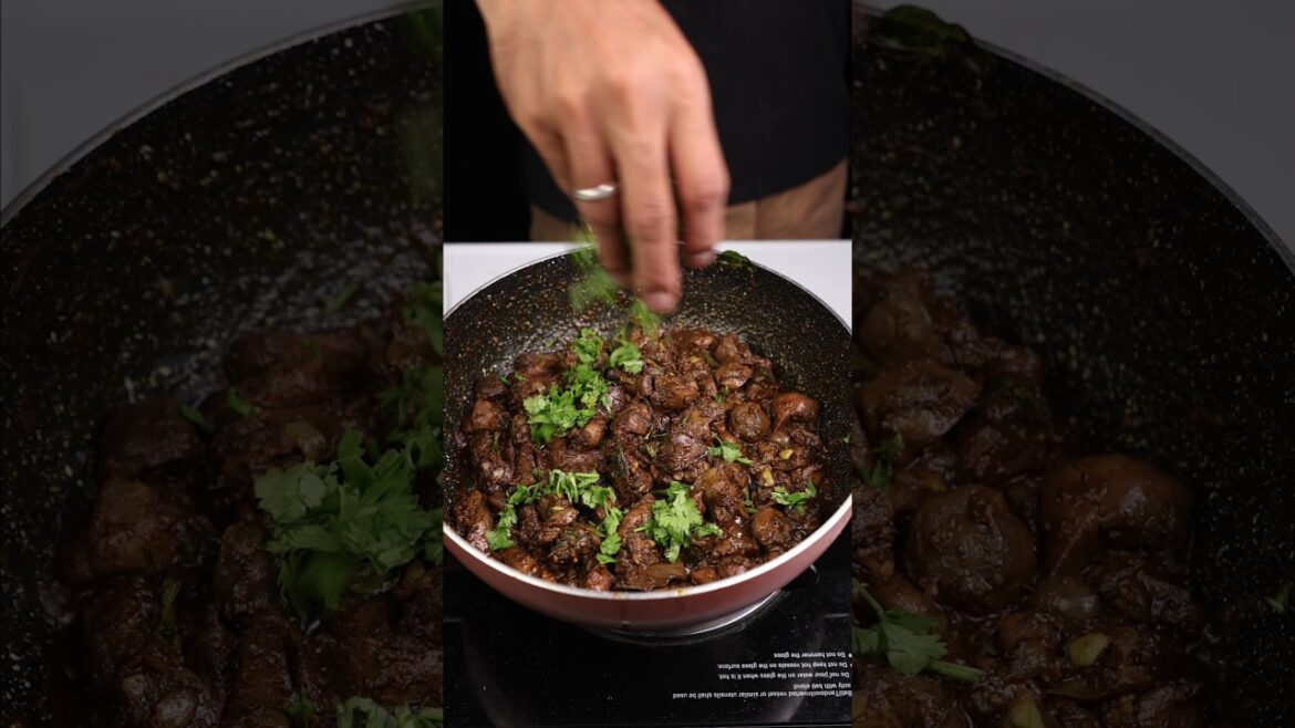 Easy and Quick Chicken Liver Papper Fry recipe #shorts