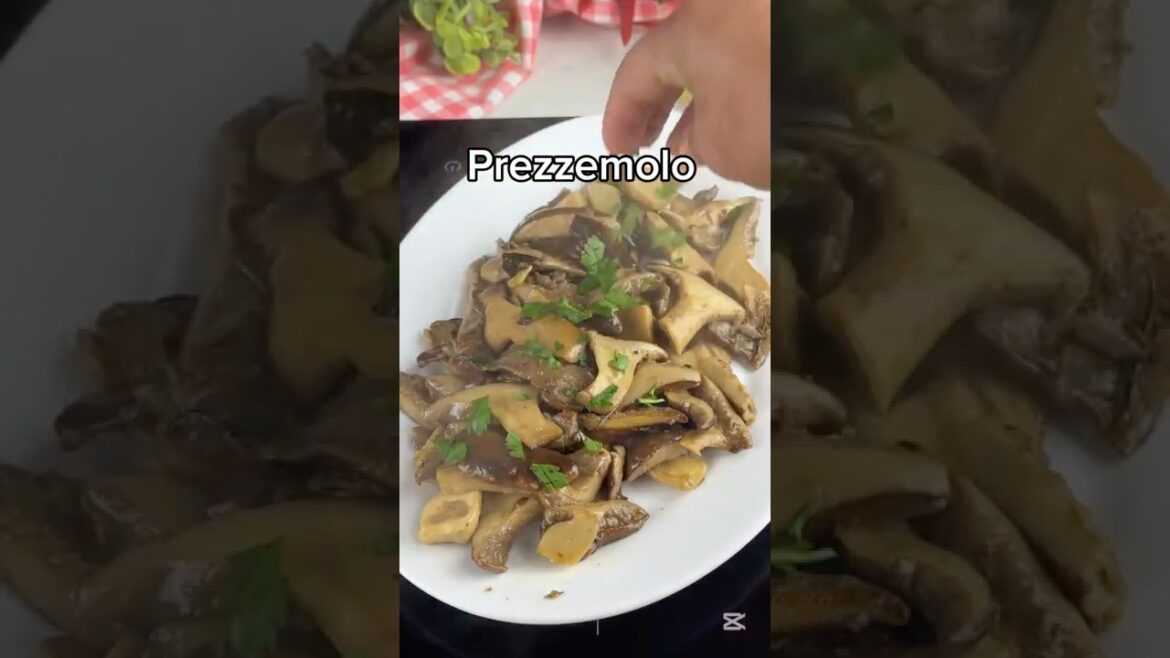 Funghi cardoncelli trifolati al vino bianco