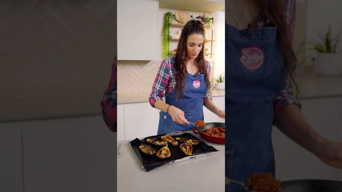 Gefüllte Auberginen aus dem Air Fryer - Türkische Art ♥️ @BoschHome_DE_AT_CH