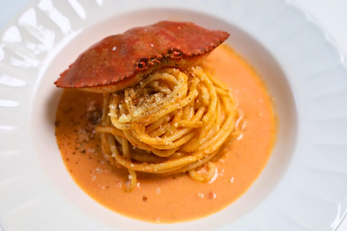 [Homemade] Crab Spaghetti