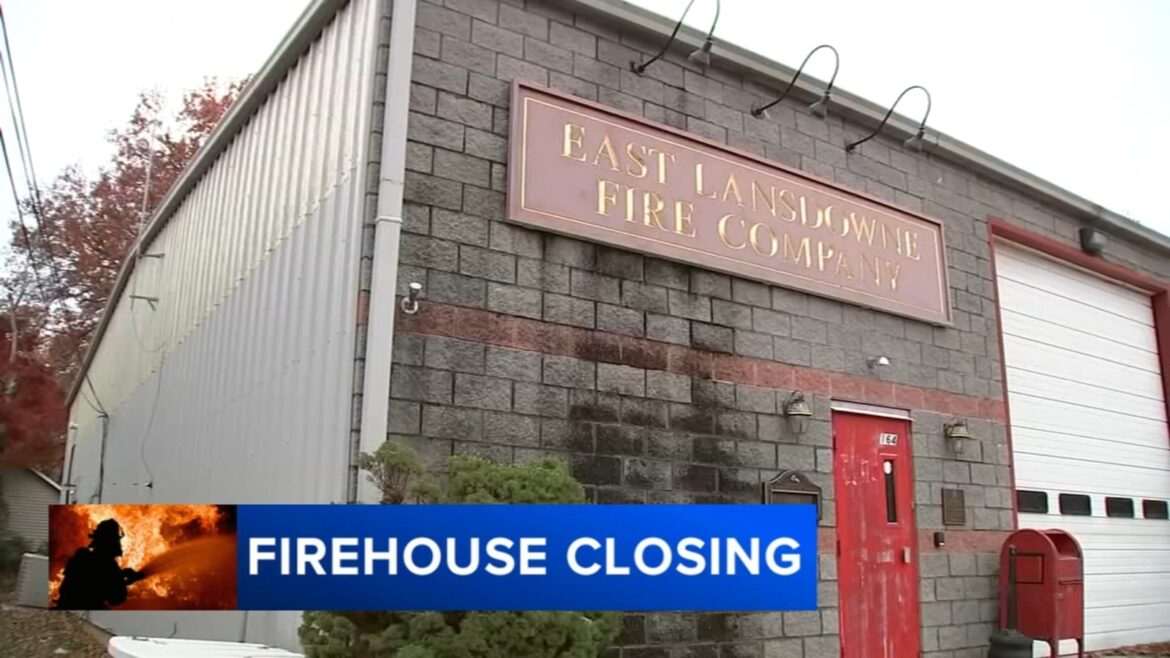 East Lansdowne Fire Company set to close due to lack of volunteers, funding