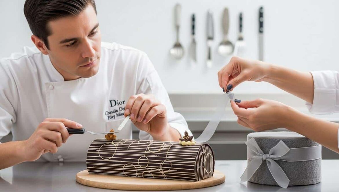 Dior unveils Yannick Alléno's first Yule log for 2025