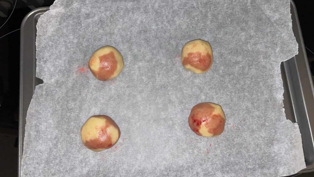 Strawberry shortcake cookies🍓🍪