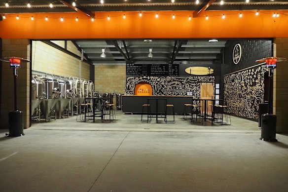 The Bicheno Beer Co taproom.