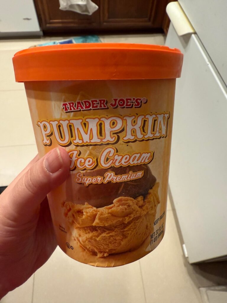 Trader Joe’s Pumpkin Ice Cream