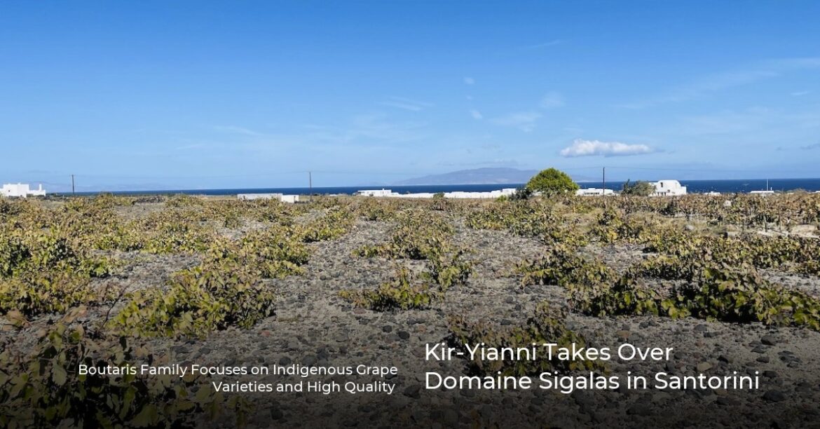 Kir-Yianni Takes Over Domaine Sigalas in Santorini Kir-Yianni Takes Over Domaine Sigalas in Santorini