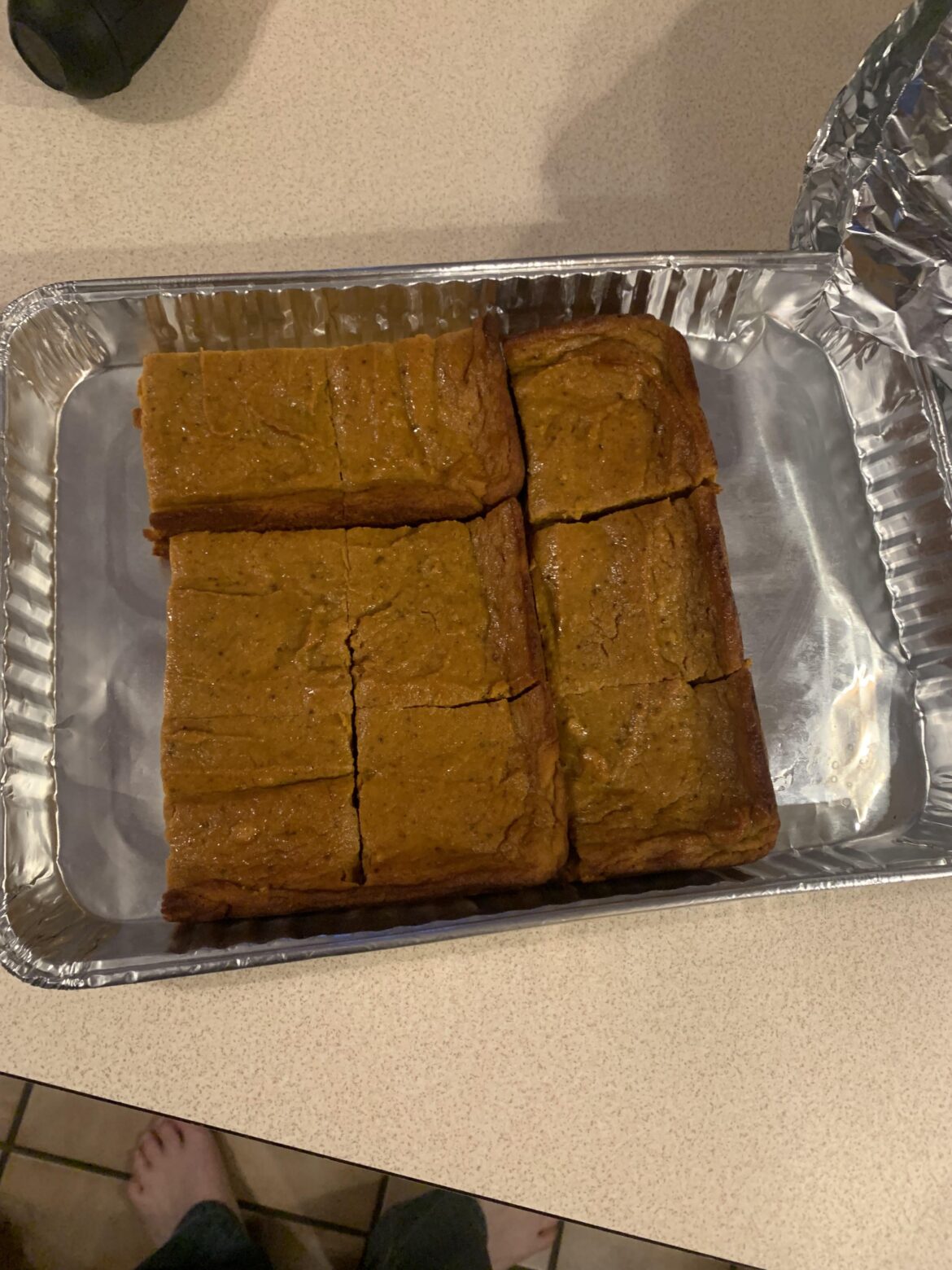 Happy thanksgiving! Here are my pumpkin bars!