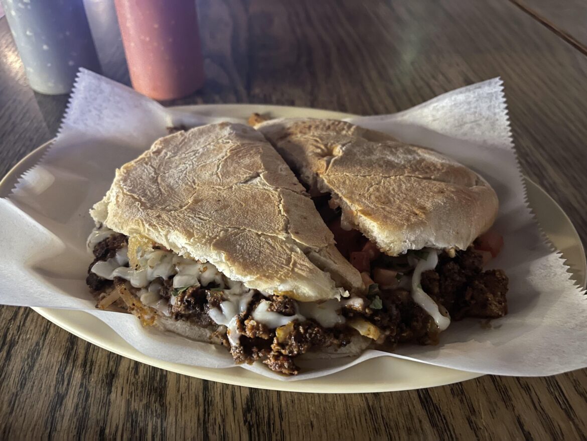 Amazing el pastor torta at Martinez Mexican Bar & Grill in Bridgeport
