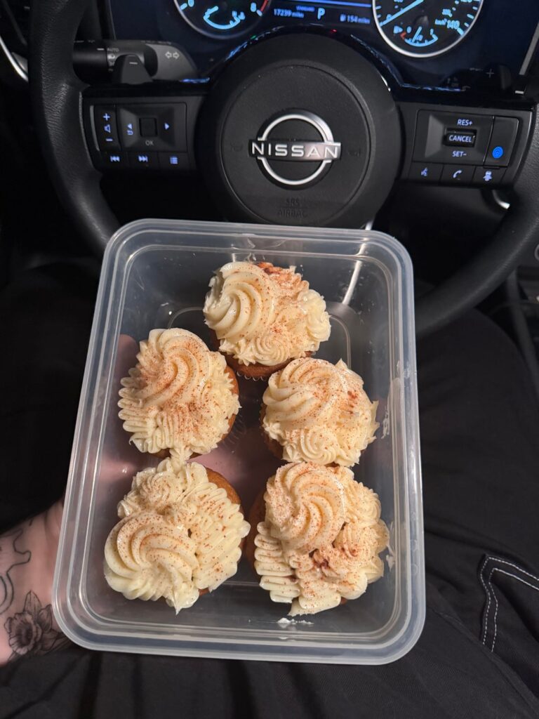 Pumpkin Cupcakes with Cream Cheese Frosting