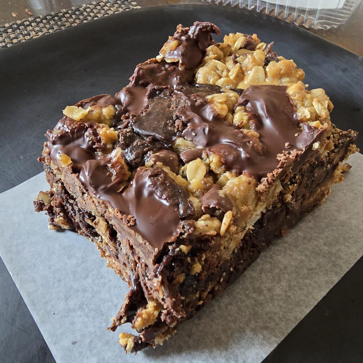 peanut butter oatmeal chocolate chip brookies