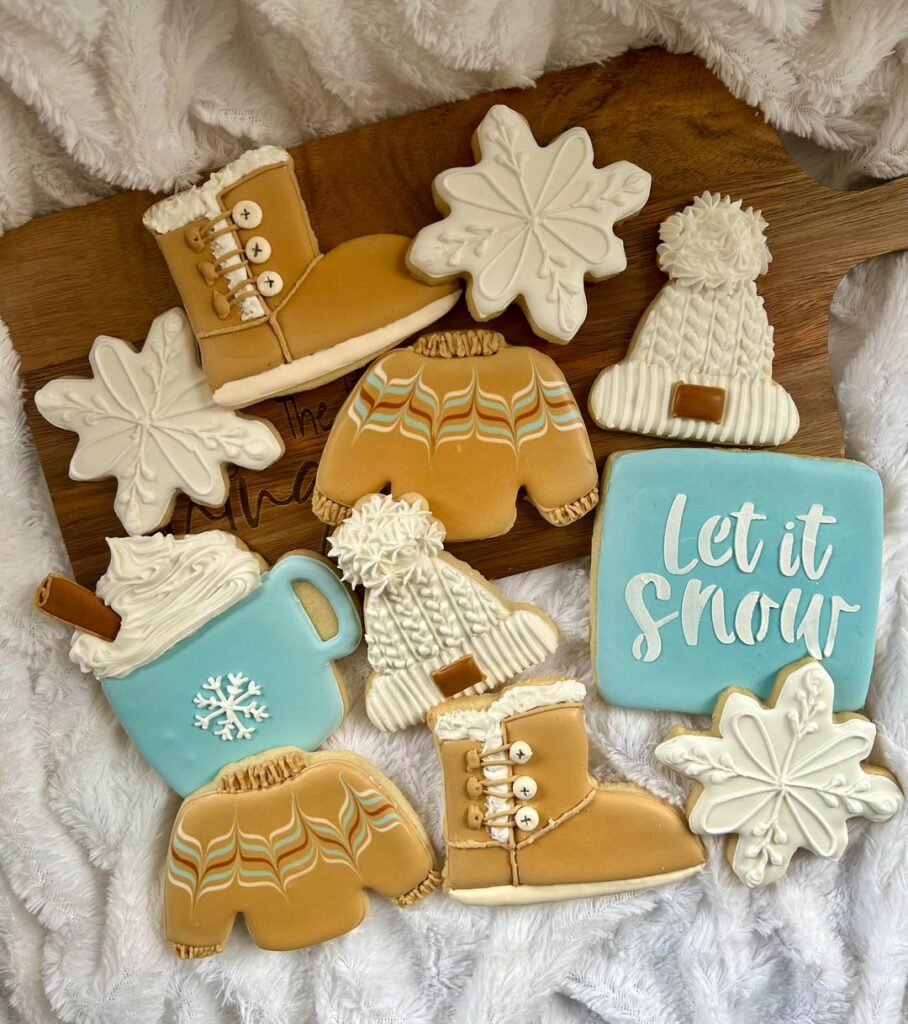 Winter wonderland cookies! ❄️