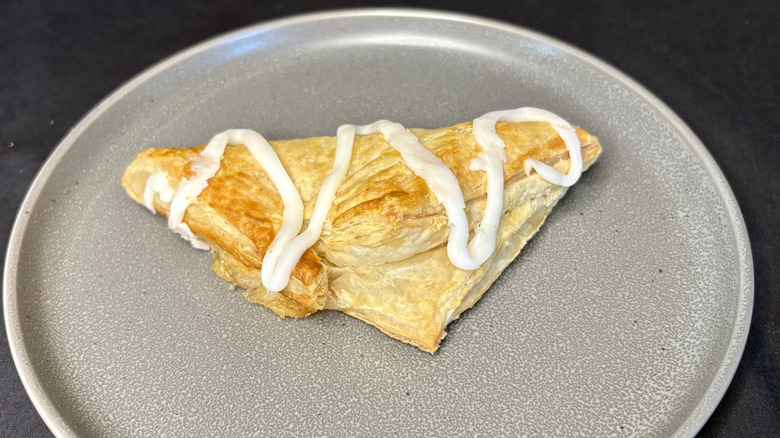 Arby's apple turnover on plate