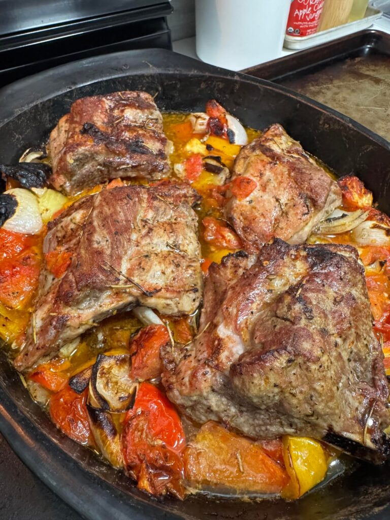 One Pan Italian Baked Ribs