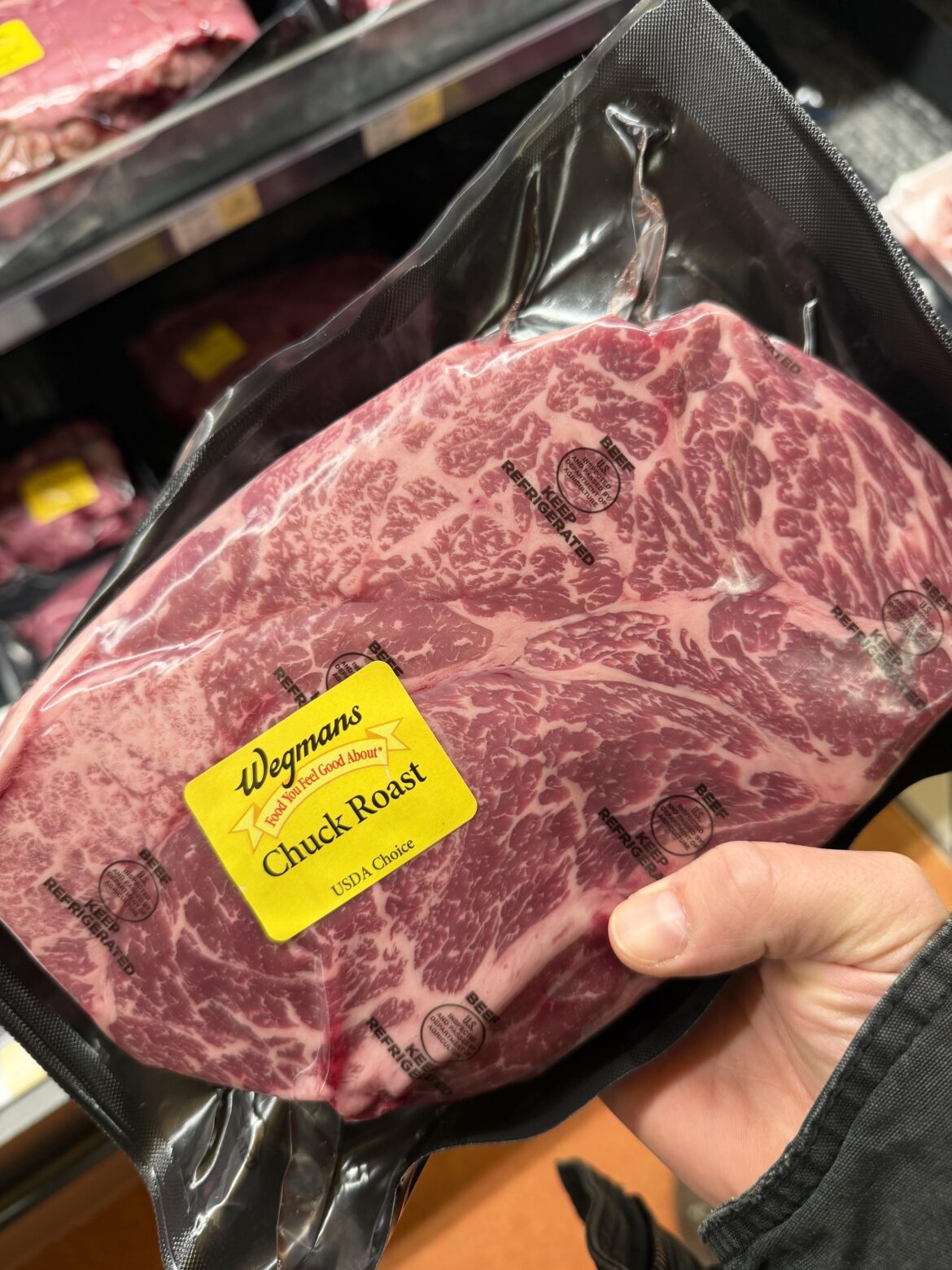 Is this just good marbling or something else?