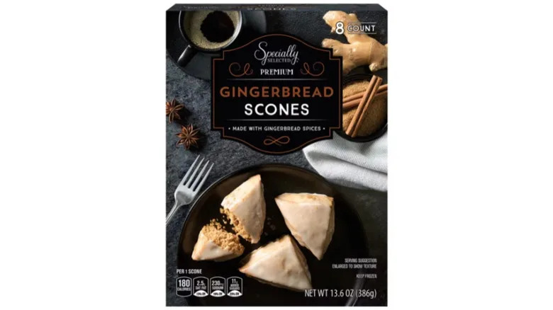 A box of Specially Selected Gingerbread Scones