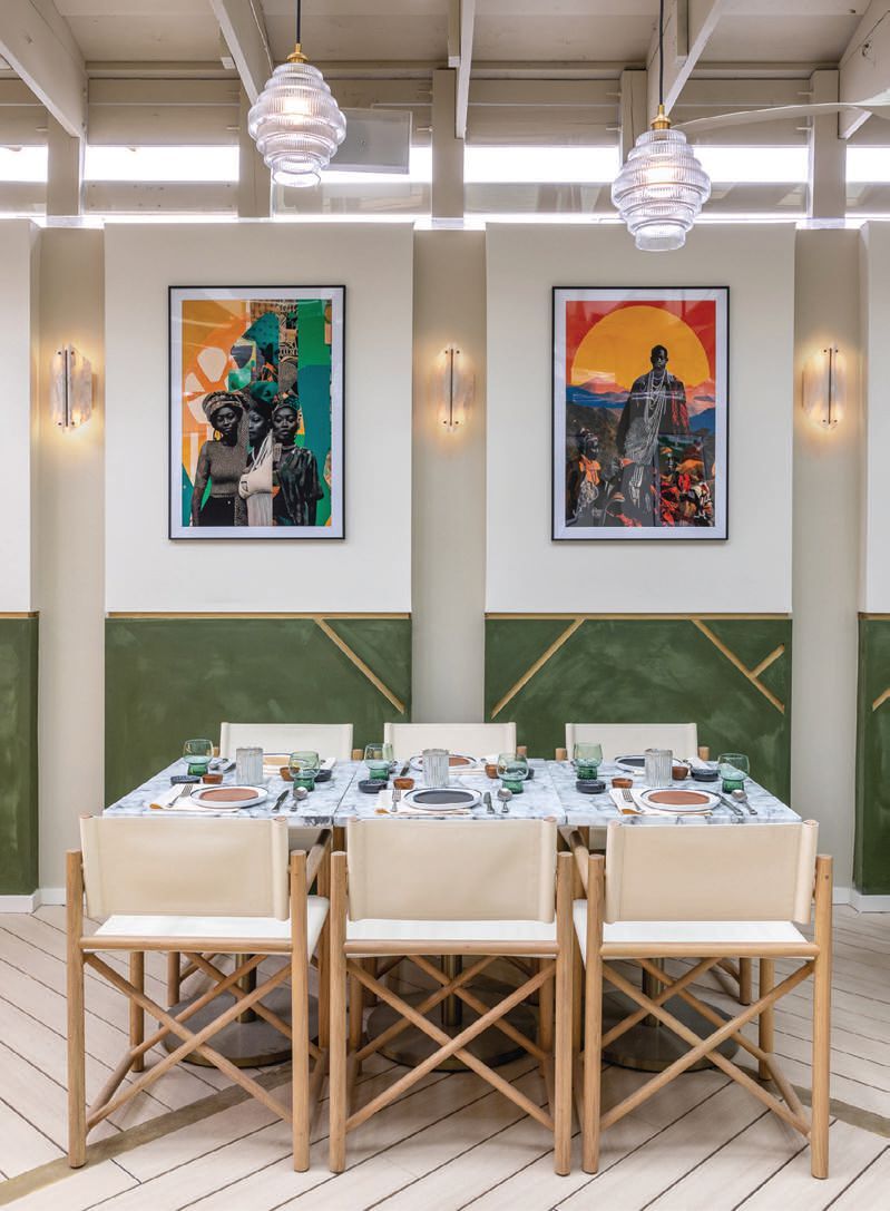 The dining room at Elmina hosts guest chef dinners this fall and winter ELMINA PHOTO COURTESY OF BRAND