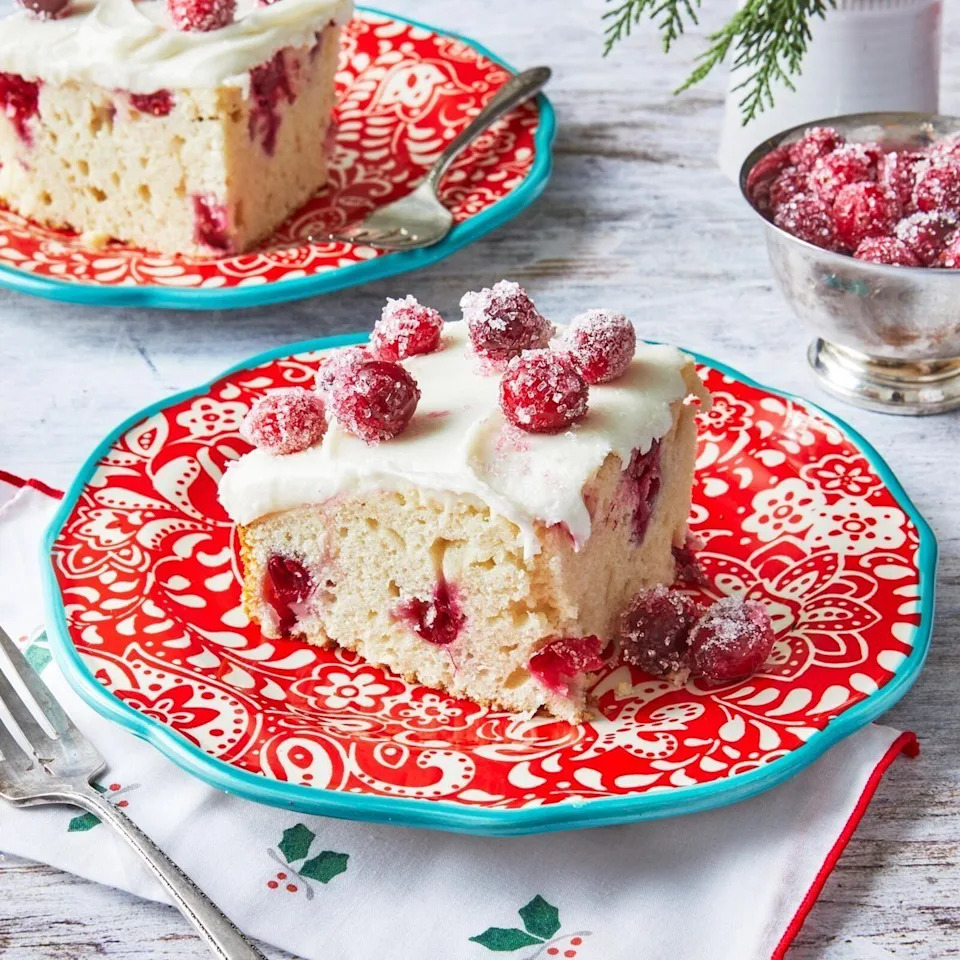 christmas potluck cranberry cake
