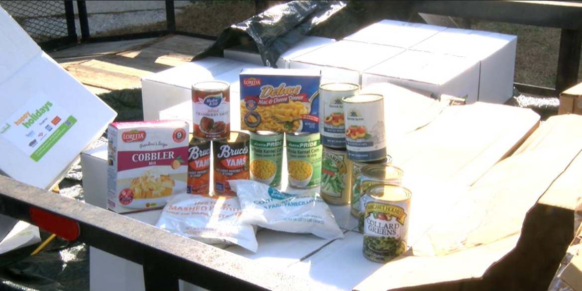 Unity Church gives away food boxes to feed families, teach children