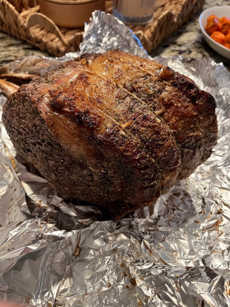 First time doing prime rib, def not the last