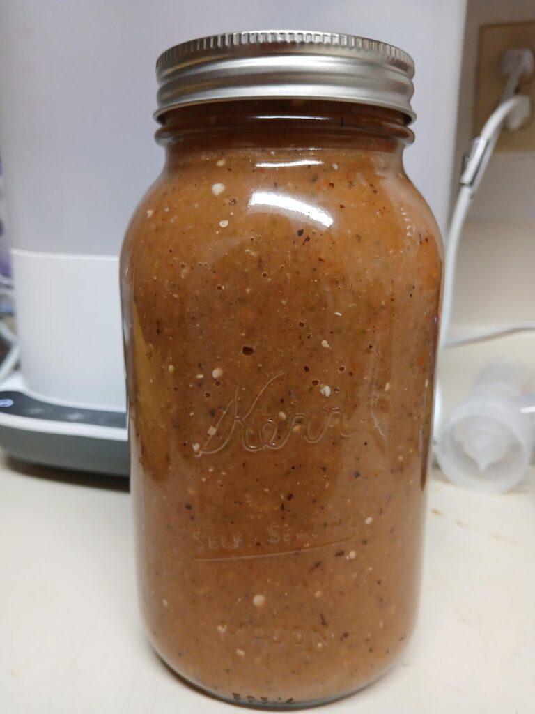 Failed fermentation = great salsa!