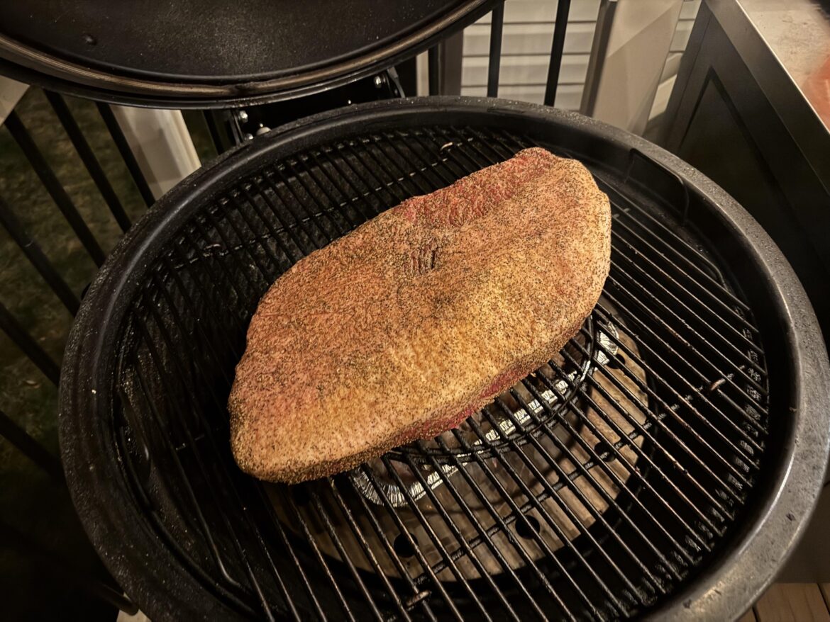 Not my first brisket but first on my WSK.