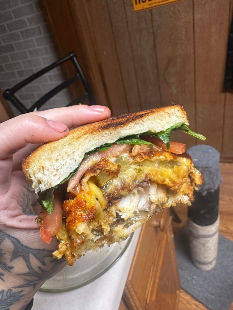 my wife made me the best sandwich i’ve ever had