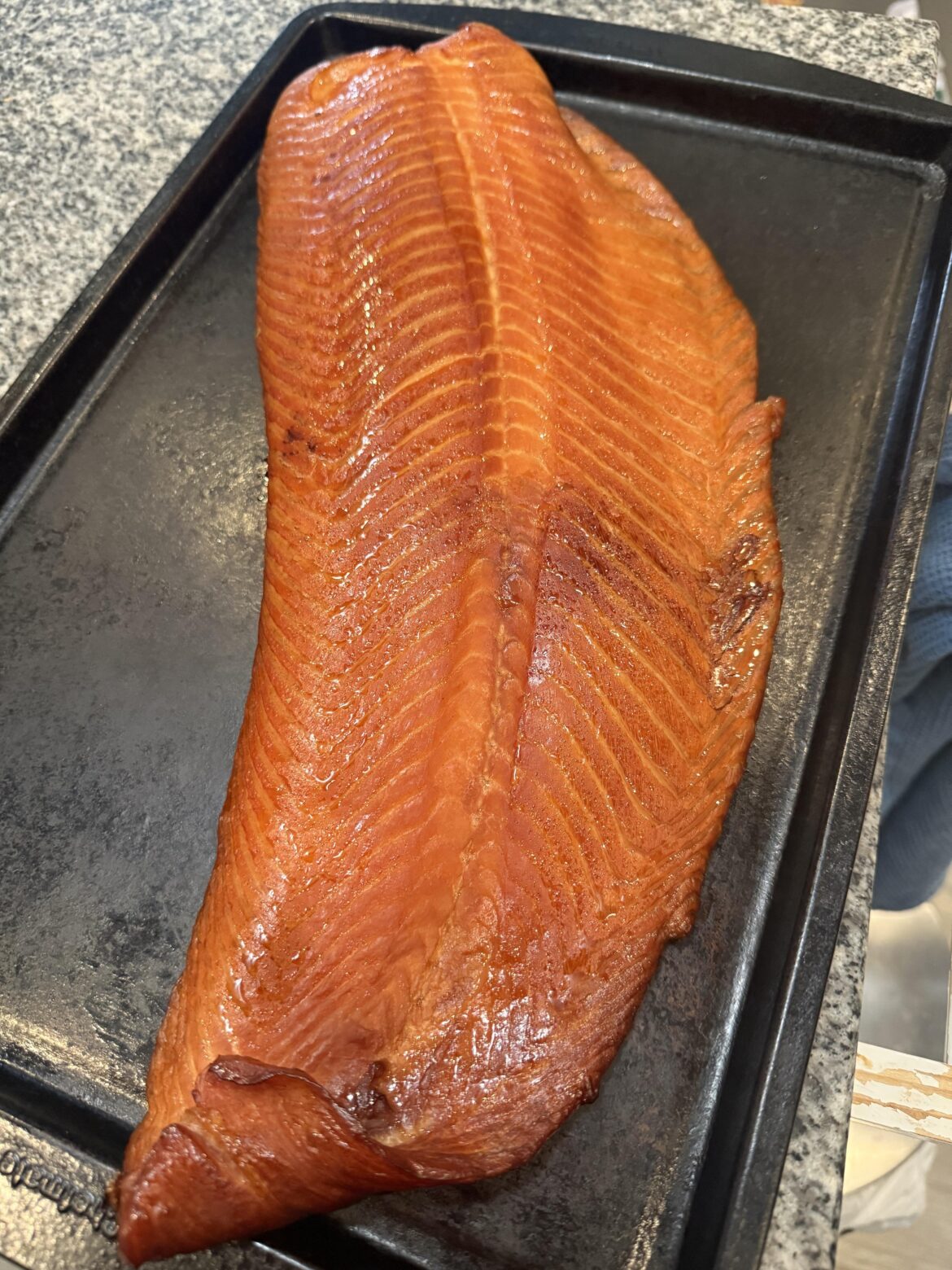 First ever smoked salmon on BGE