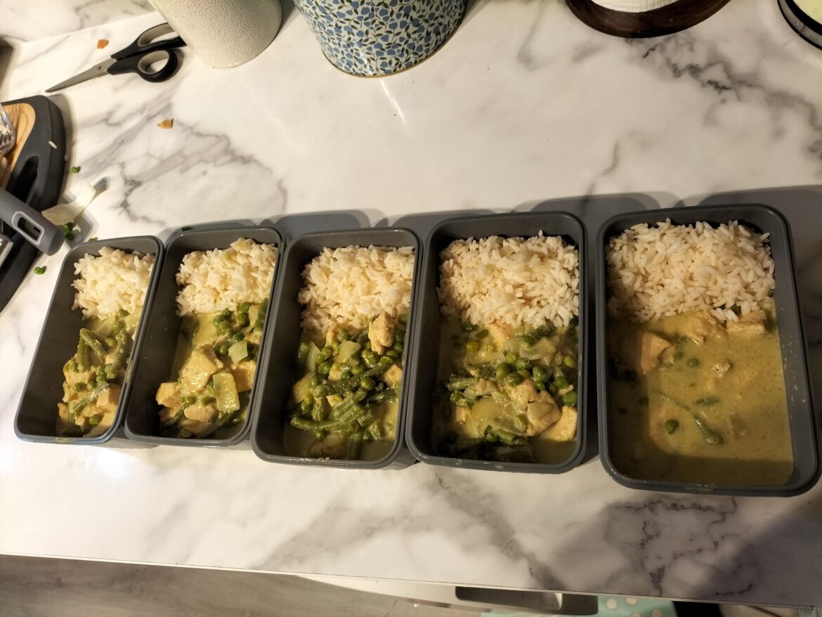 Thai green curry for the week!