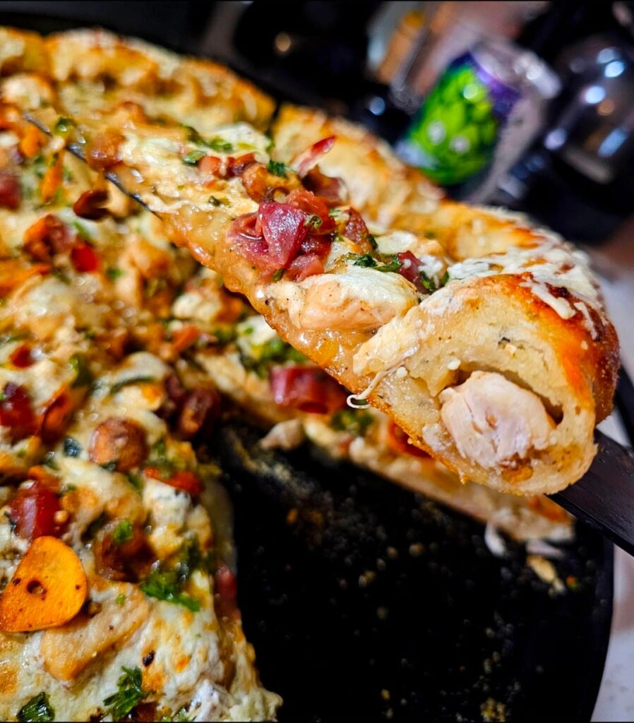 Stuffed Crust Chicken Saltimbocca Pizza Stuffed Crust Chicken Saltimbocca Pizza