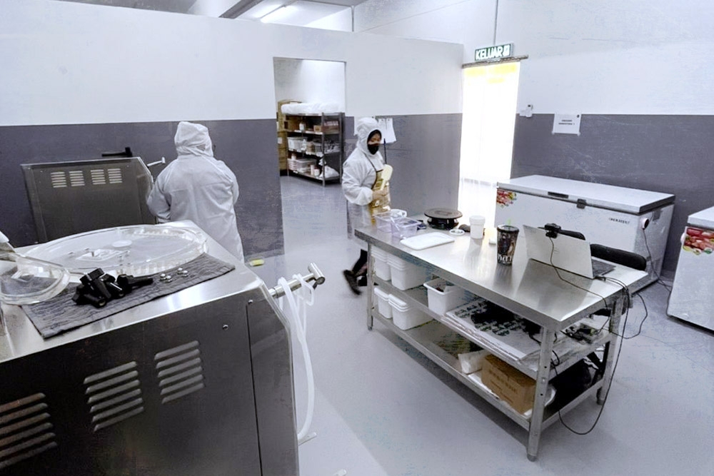 The factory has since secured MESTI and Halal (Jakim) certifications, Alyassa shares. — Picture courtesy of Surey!