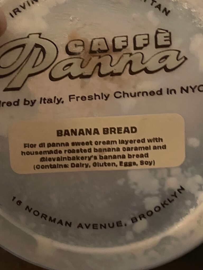 Caffe Panna - Banana Bread