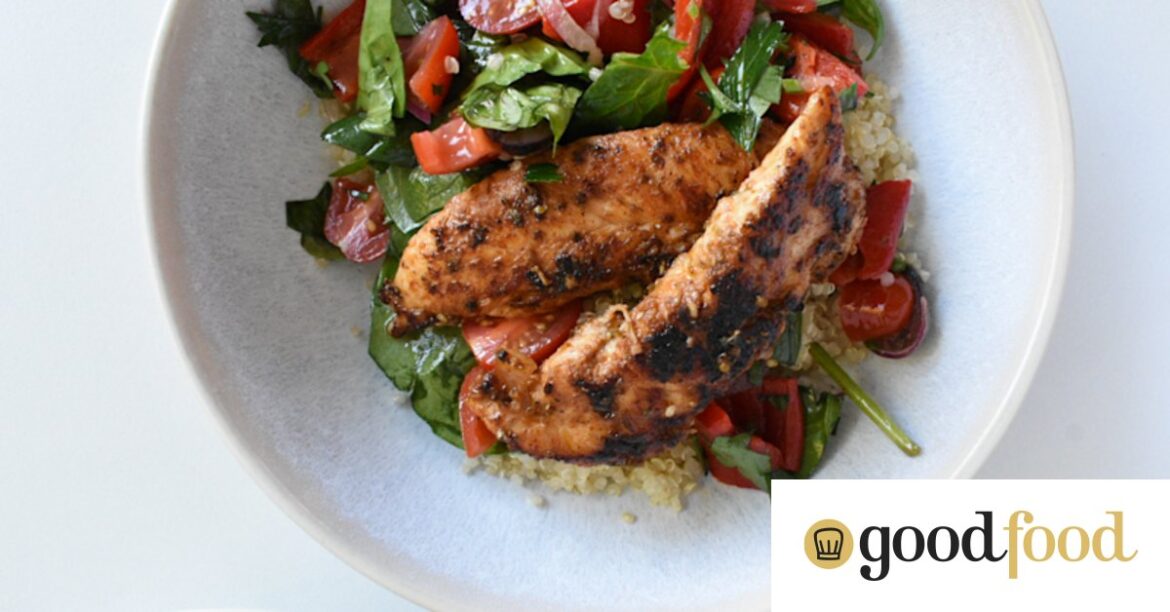 Mediterranean chicken and quinoa salad recipe