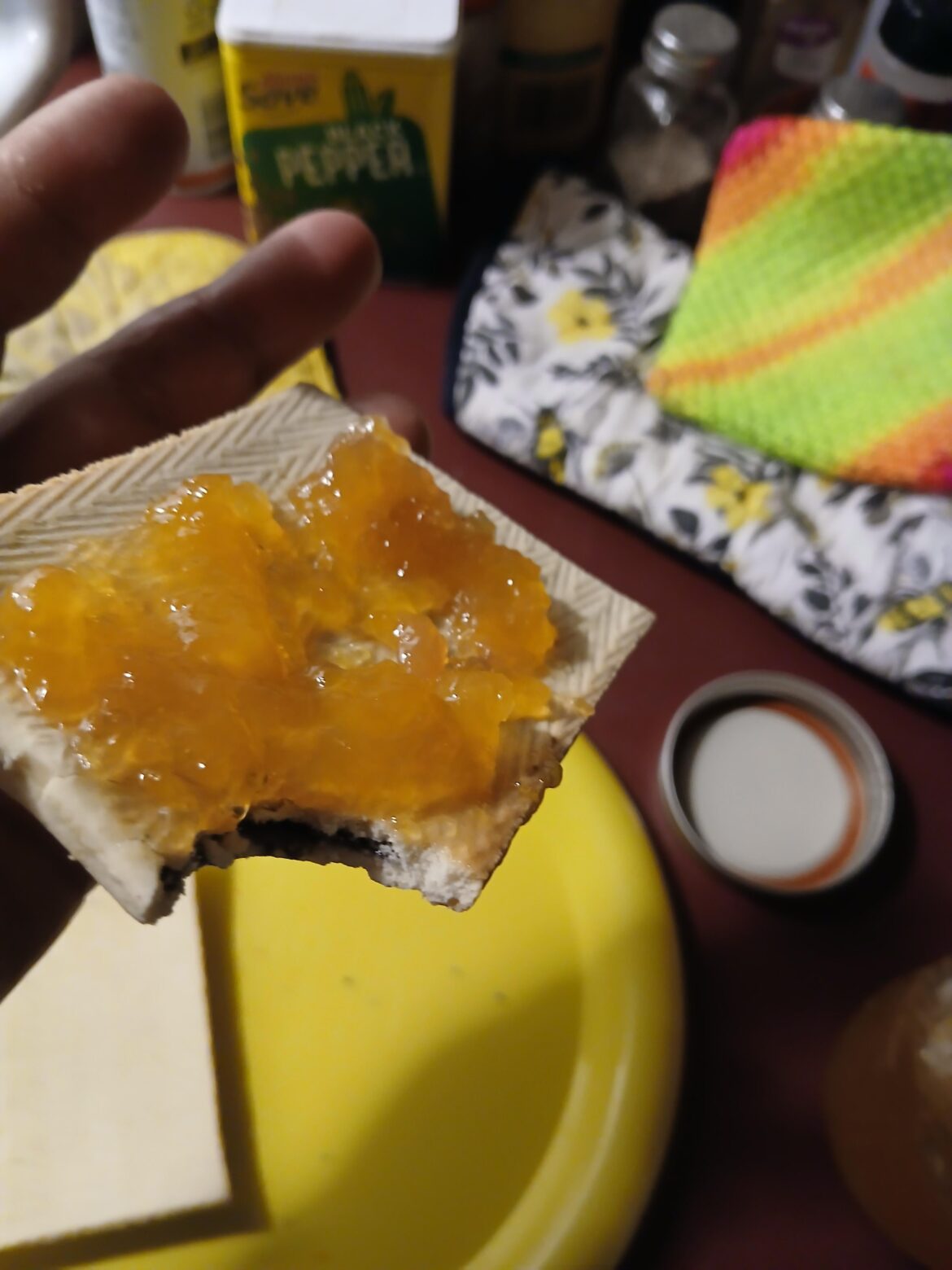 Homemade Blueberry Peach Cobbler....