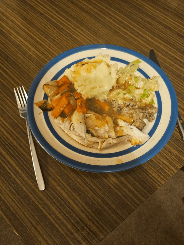 First attempt at a chicken roast