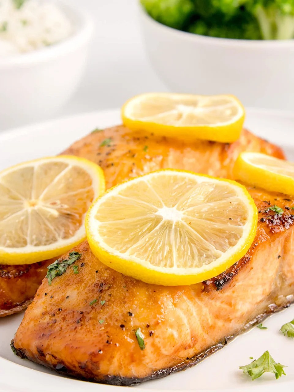 Air Fryer Lemon Pepper Salmon recipe by Cheerful Cook.