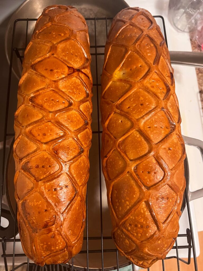 My wife made pan de jamon