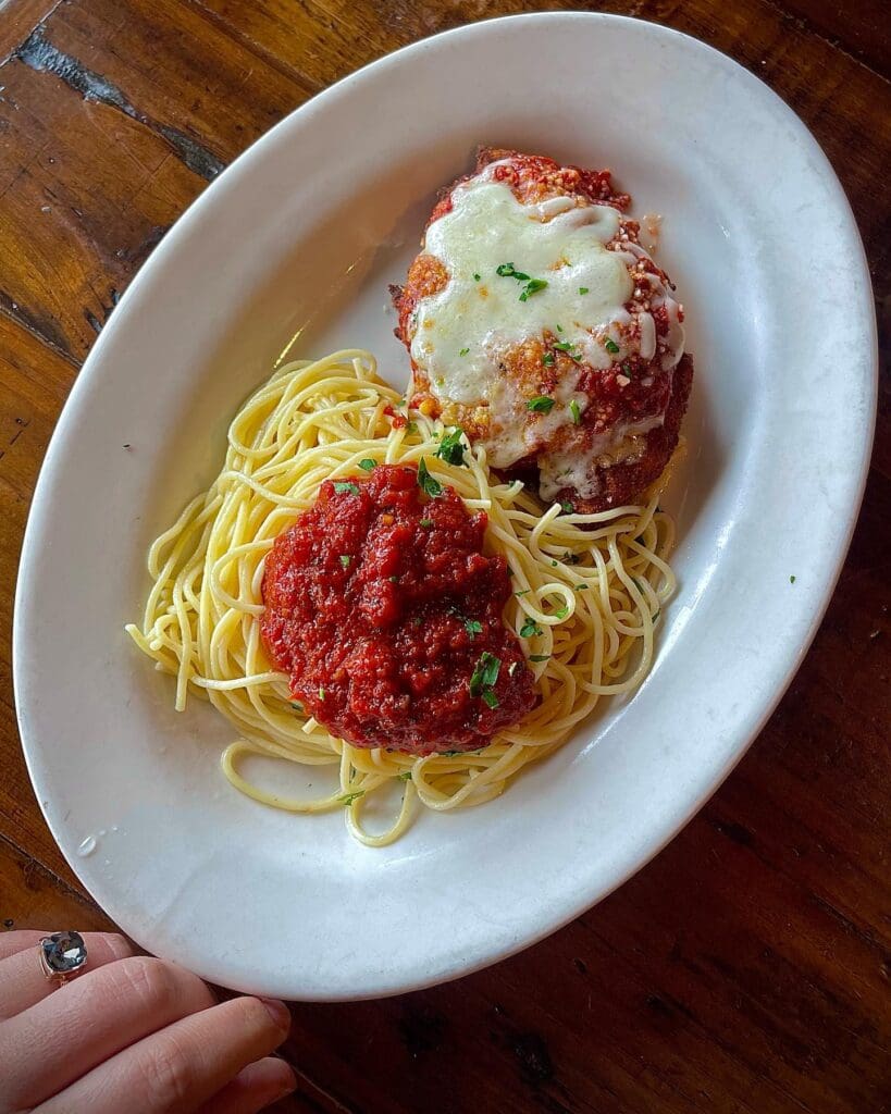 a bowl of food on a plate