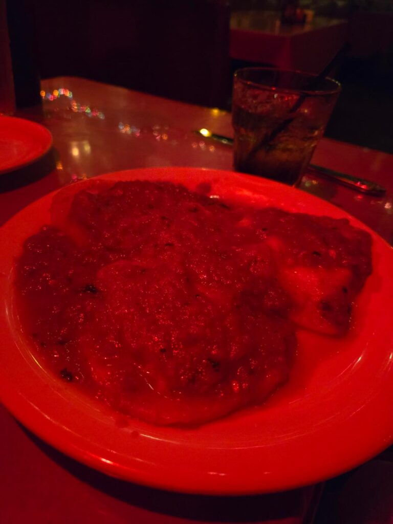 Ravioli at the Rainbow