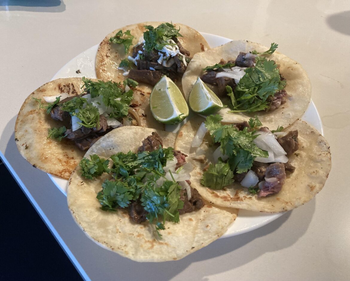 Made some Carne Asada tacos for dinner tonight!