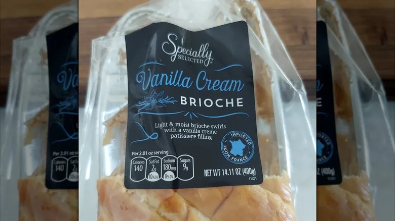 A package of Specially Selected Vanilla Cream Brioche