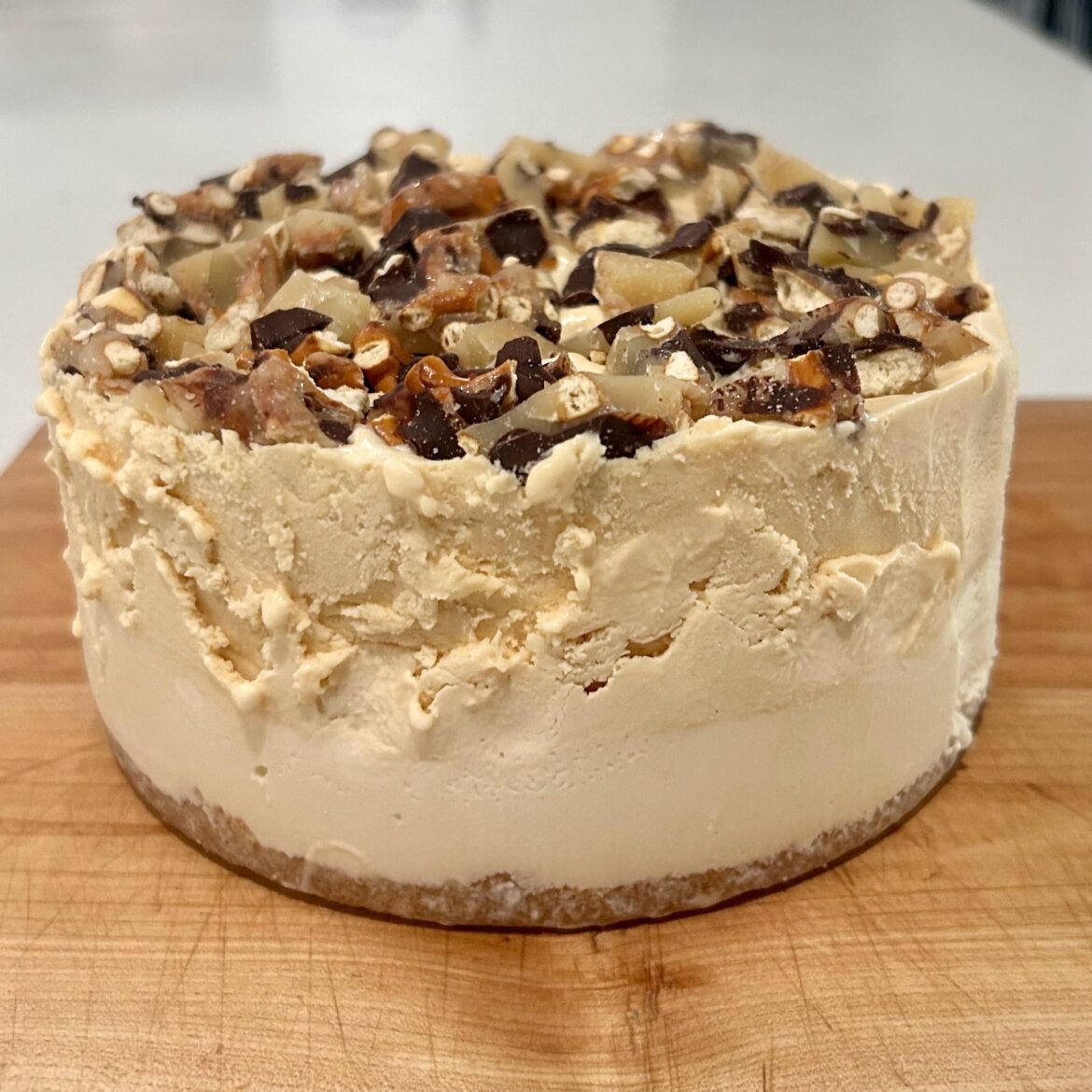 Ice Cream Cake: Pretzel Toffee