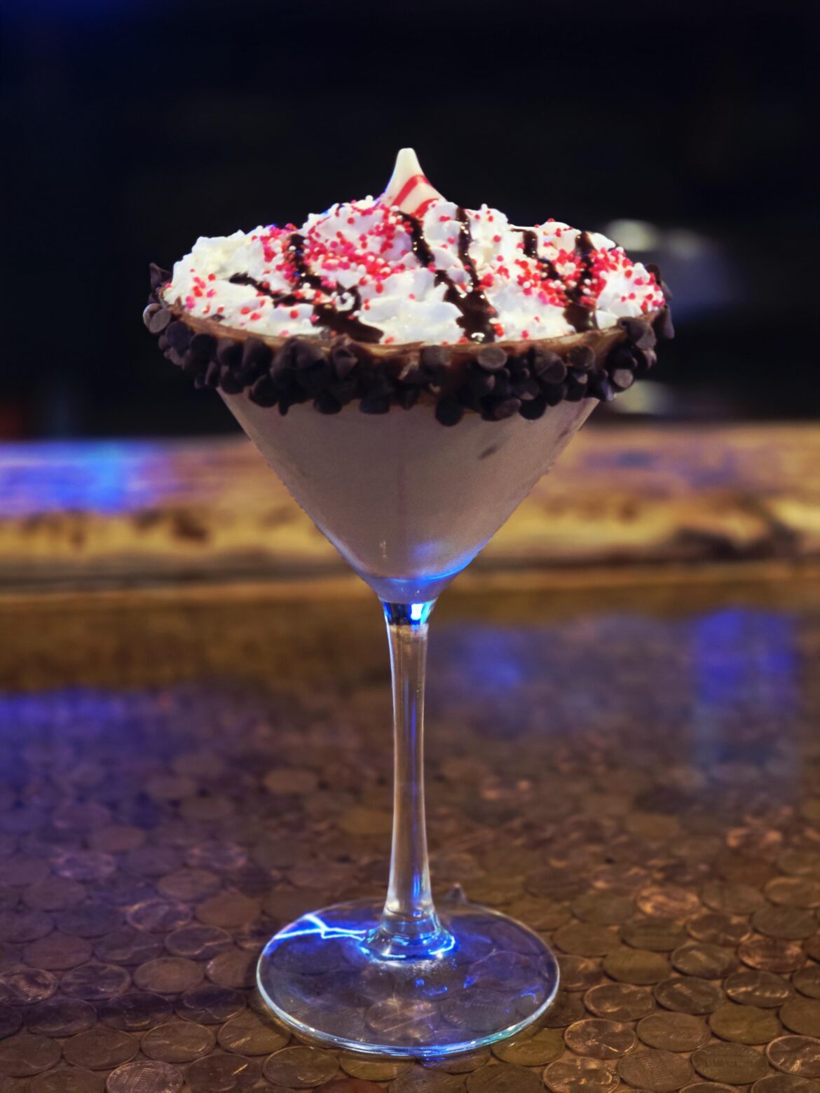 Peppermint Mocha Espresso Martini anyone? I love dessert holiday drinks.