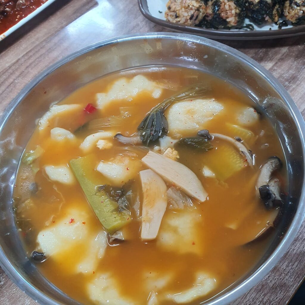 Kimchi Sujebi & Kimchi Rice Balls