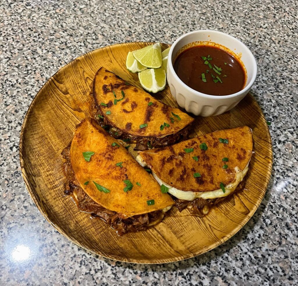 Tried the Serious Eat’s Birria de Res recipe for the first time ☺️