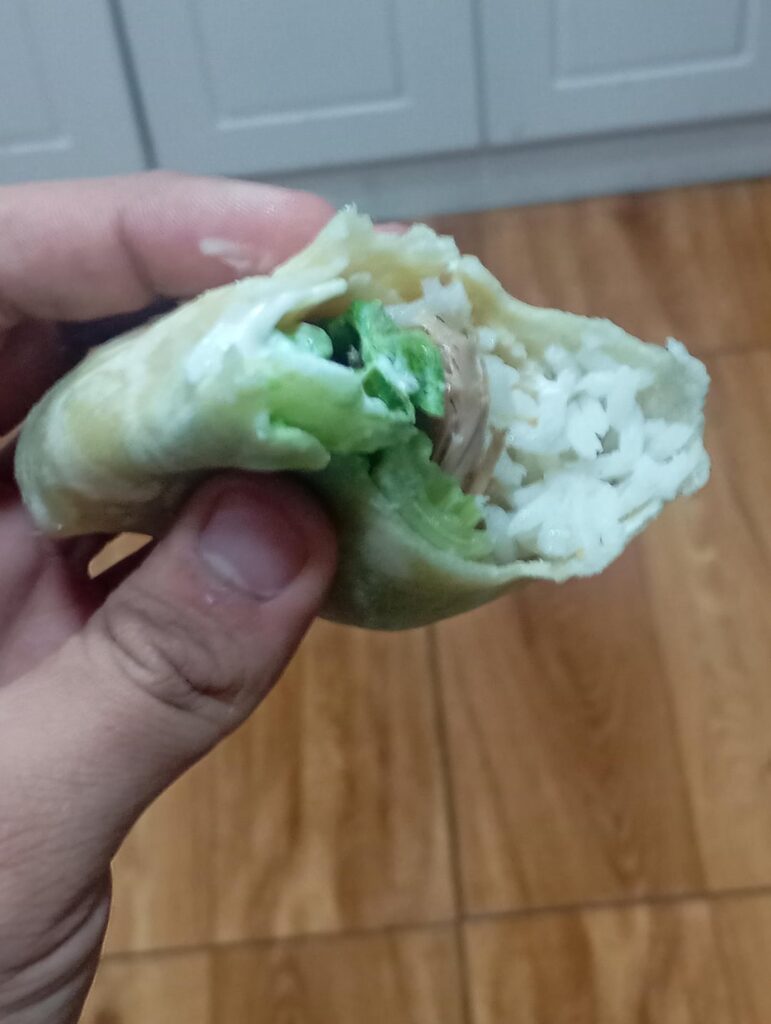 Finally, my first official tortilla :)